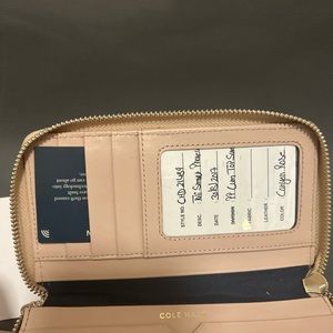 Brand new canyon rose pink  Cole Haan wallet